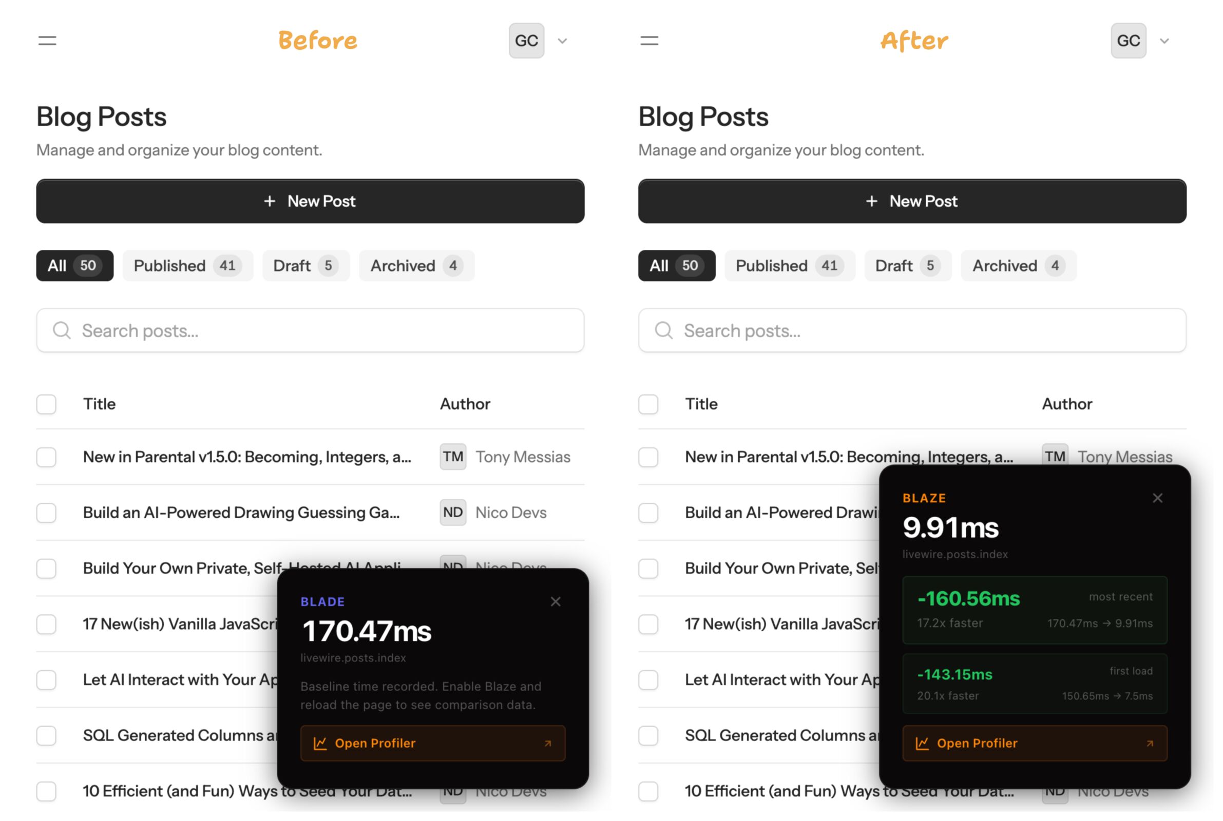 Blaze under the hood
