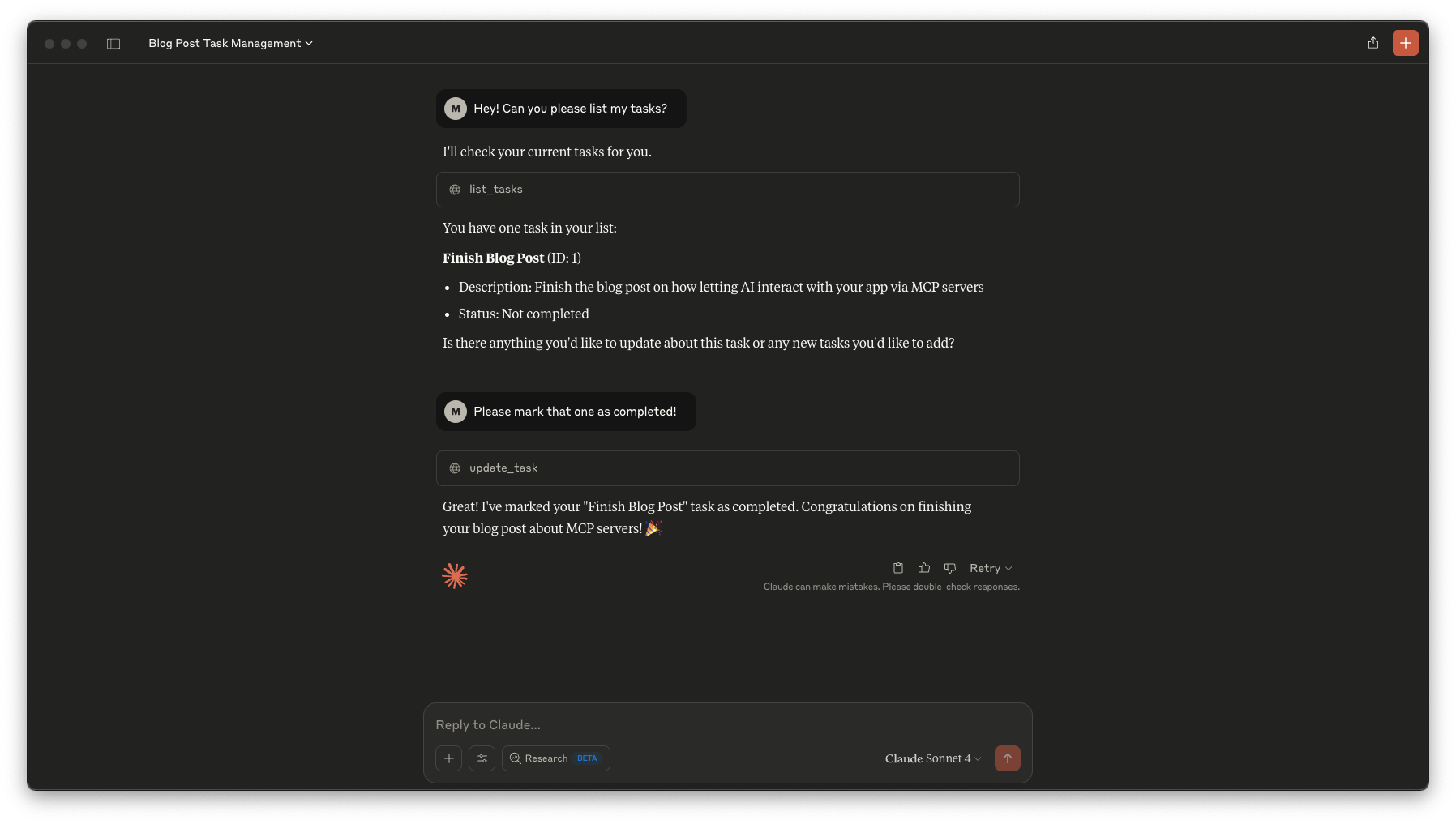 Available MCP servers on Claude