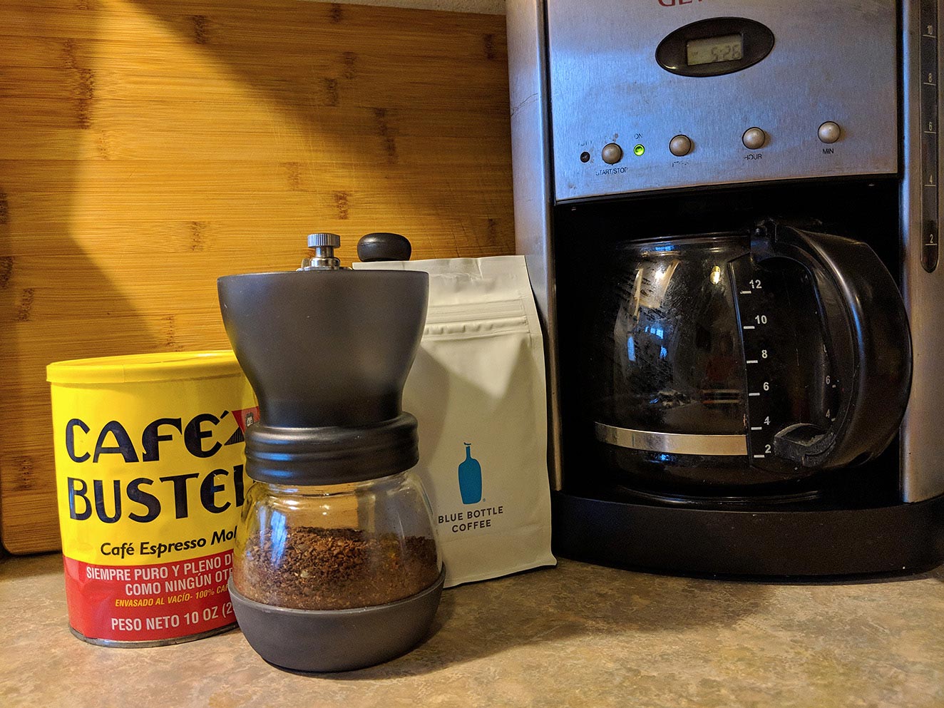 Shawn coffee setup