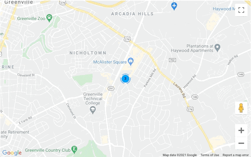 Google Map - See markers with the same coordinates