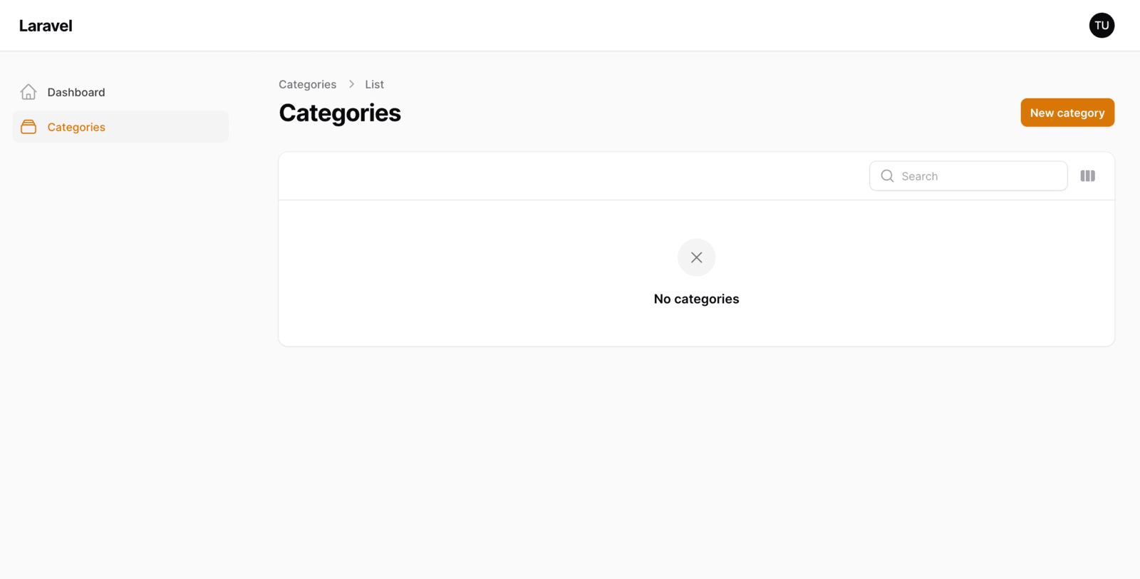 Filament Category List