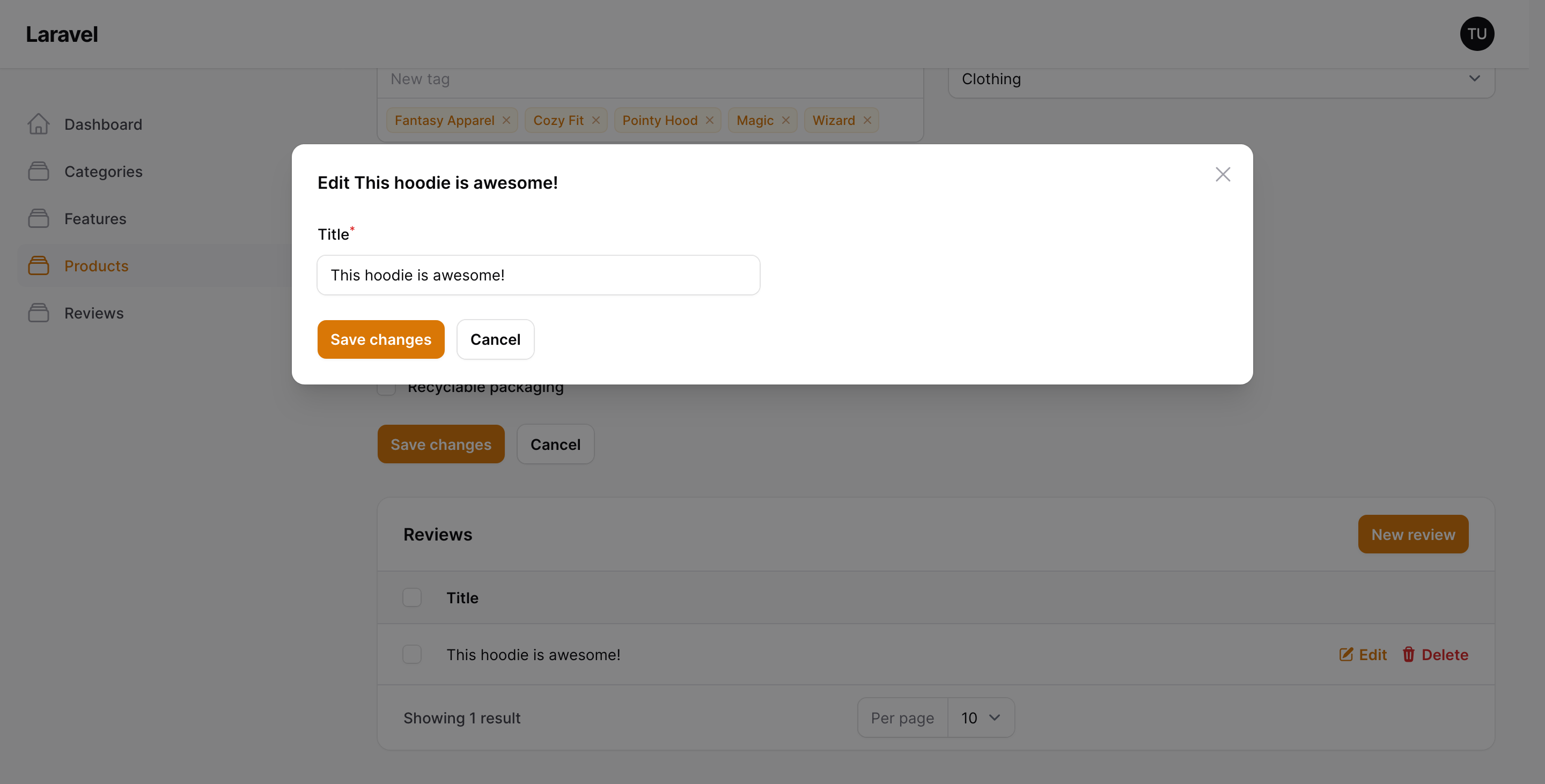 Filament Reviews Table