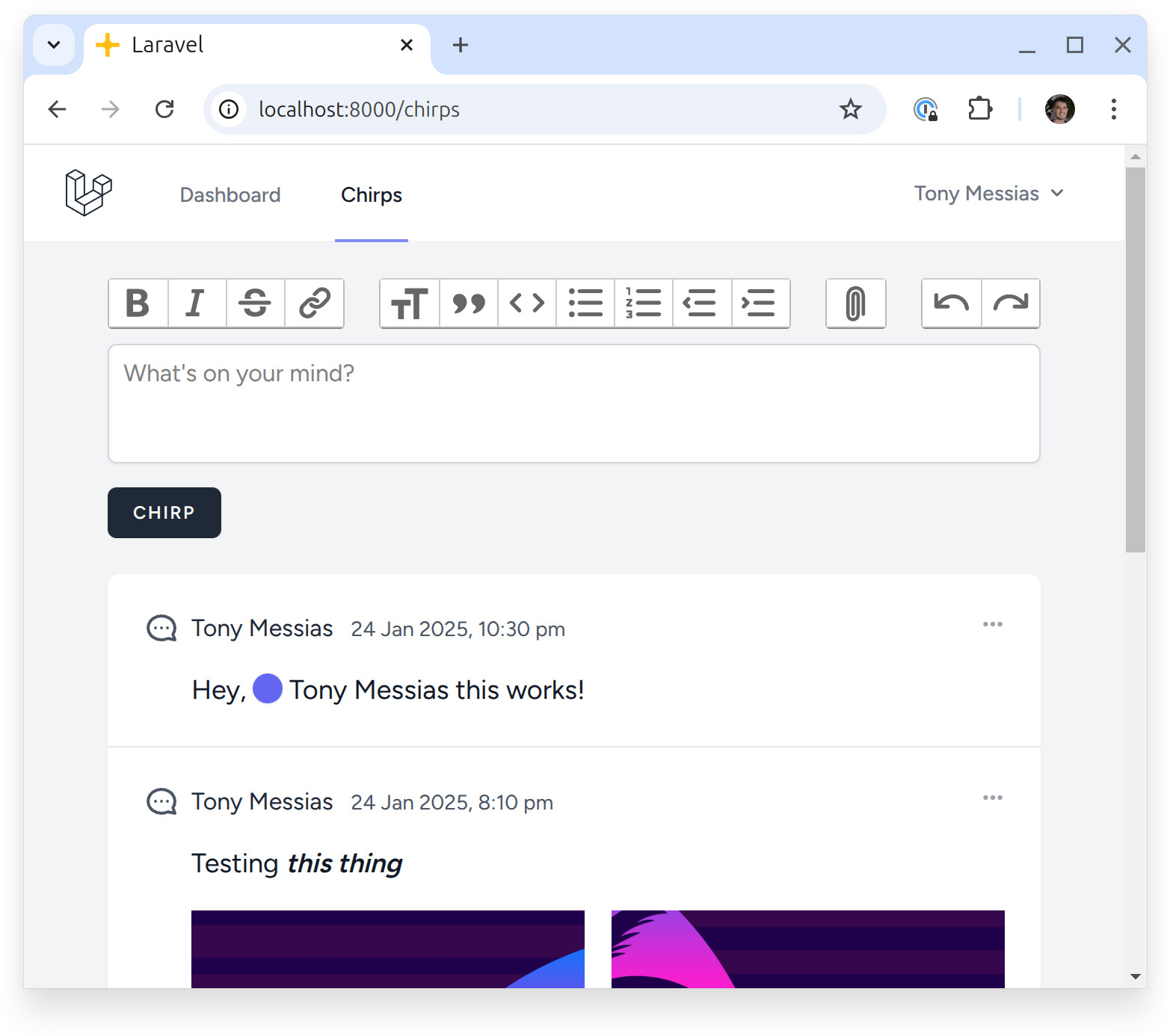Mentions HTML
