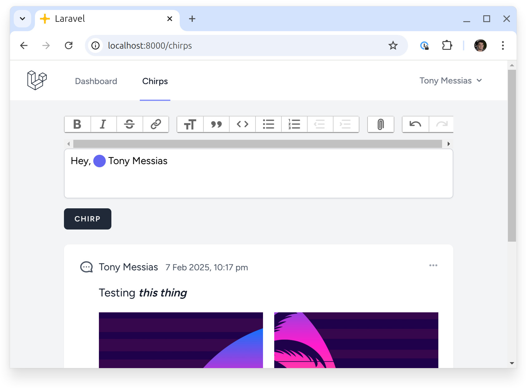Mentions HTML inside Trix