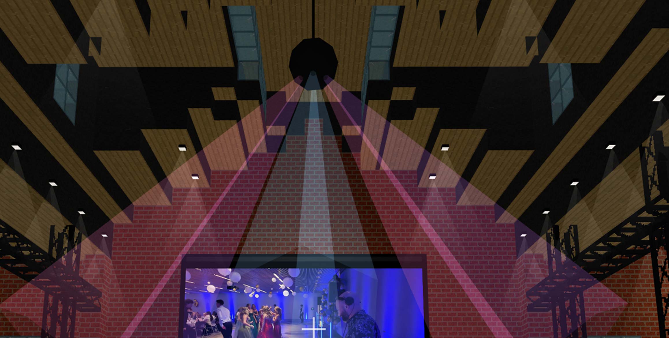 The room transformed for LaraProm