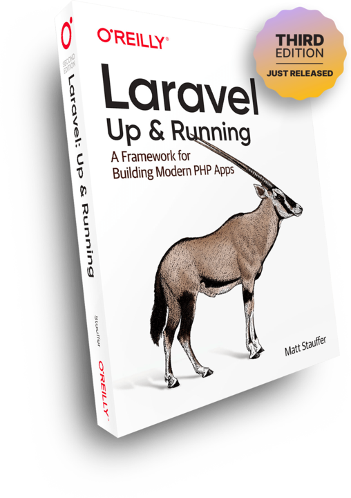 Laravel Up and Running book - Third Edition
